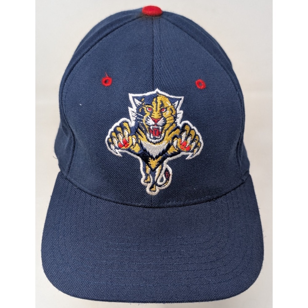 Vintage NHL Florida Panthers Hat Starfit Fitted Size 2 (7-7 3/4) 90s Logo